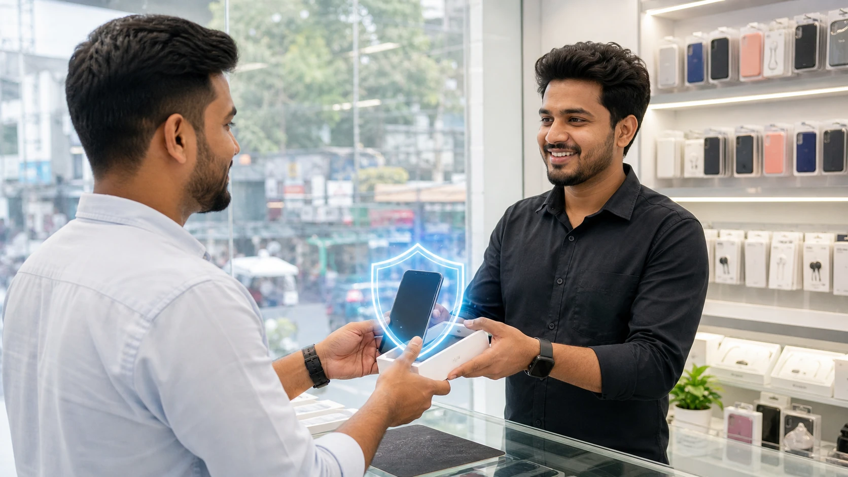 Mobile shop device insurance